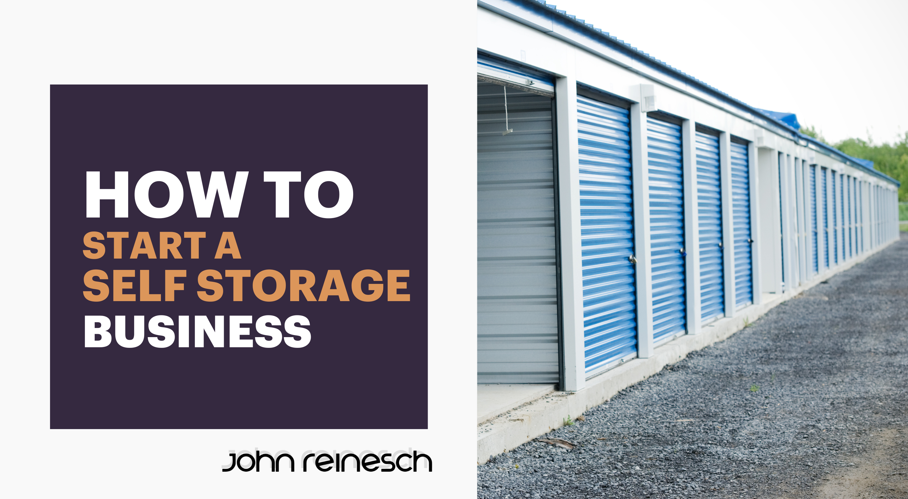 how to start a self storage business