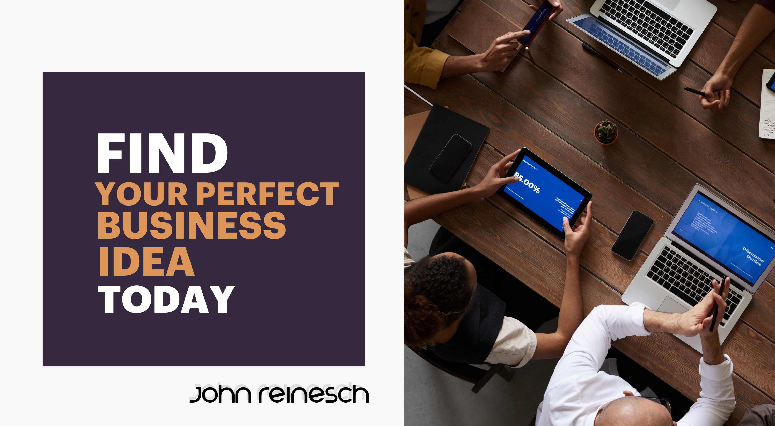 start a business without ideas